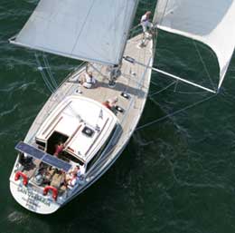 Santa Maria unter Segeln