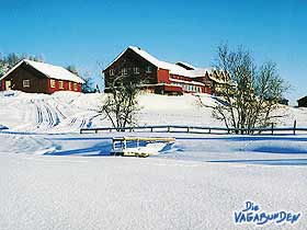Kambenhotel: Schilder an der Loipe
